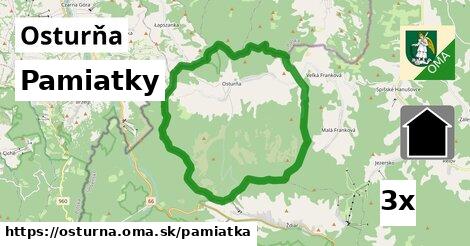 pamiatky v Osturňa