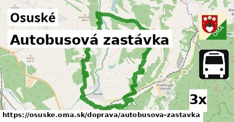 Autobusová zastávka, Osuské