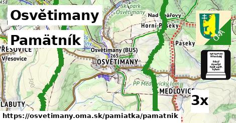 Pamätník, Osvětimany