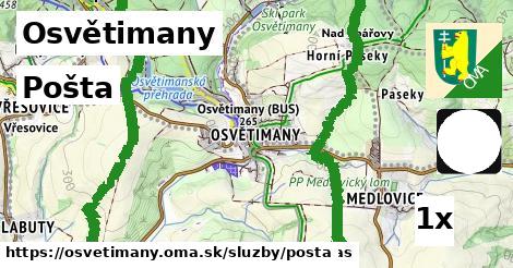 Pošta, Osvětimany