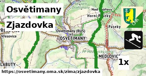 Zjazdovka, Osvětimany