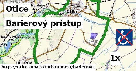 Barierový prístup, Otice