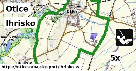 Ihrisko, Otice