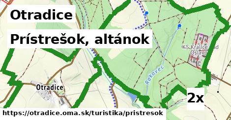 Prístrešok, altánok, Otradice