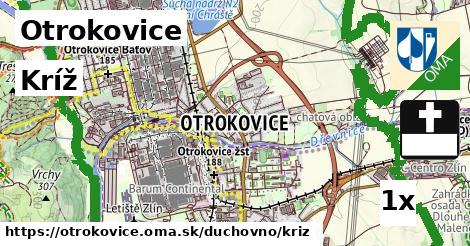 Kríž, Otrokovice