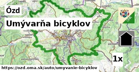 umývarňa bicyklov v Ózd