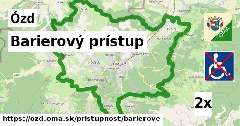 barierový prístup v Ózd