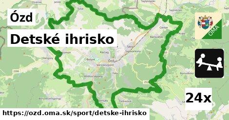 detské ihrisko v Ózd