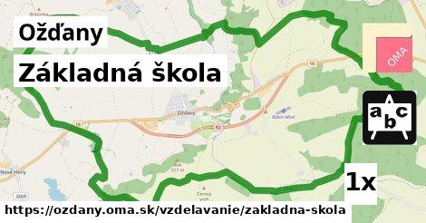 Základná škola, Ožďany