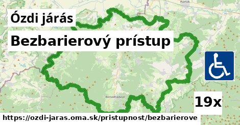 Bezbarierový prístup, Ózdi járás