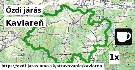 Kaviareň, Ózdi járás