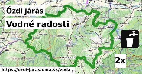 vodné radosti v Ózdi járás