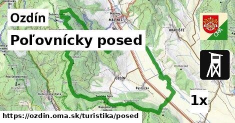 Poľovnícky posed, Ozdín