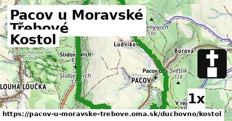 Kostol, Pacov u Moravské Třebové