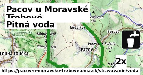 Pitná voda, Pacov u Moravské Třebové