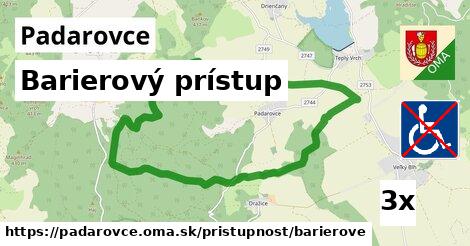 Barierový prístup, Padarovce