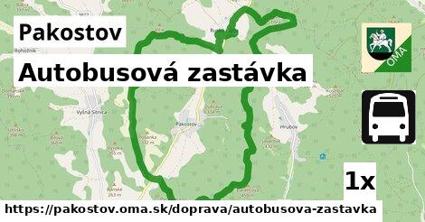 Autobusová zastávka, Pakostov