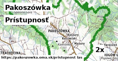 prístupnosť v Pakoszówka