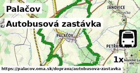 Autobusová zastávka, Palačov