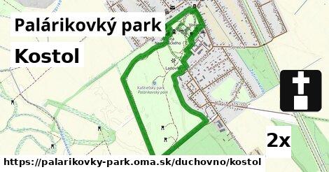 Kostol, Palárikovký park