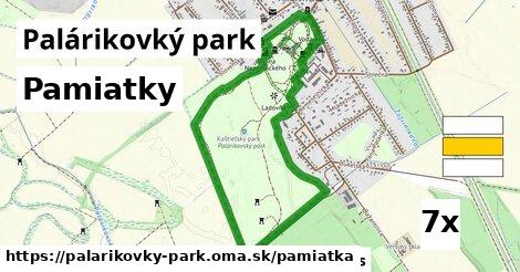 pamiatky v Palárikovký park