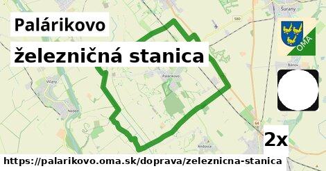 železničná stanica, Palárikovo