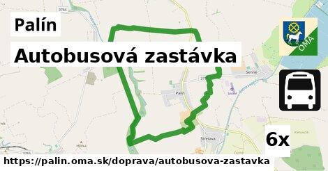 Autobusová zastávka, Palín