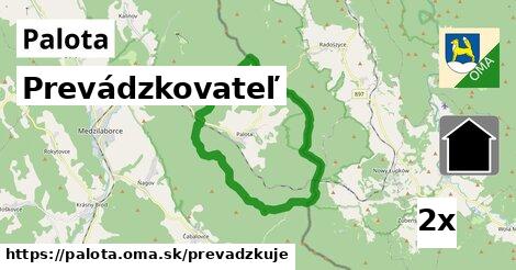 prevádzkovateľ v Palota