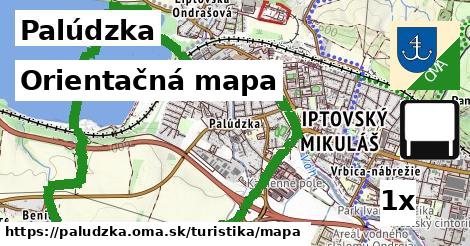 orientačná mapa v Palúdzka