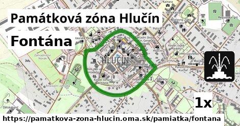 Fontána, Památková zóna Hlučín