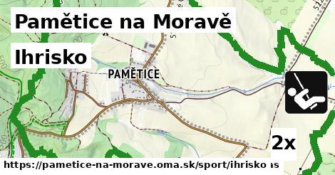 ihrisko v Pamětice na Moravě