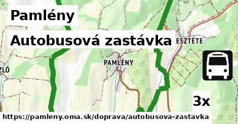 Autobusová zastávka, Pamlény