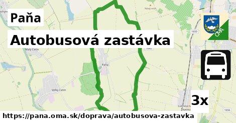 Autobusová zastávka, Paňa