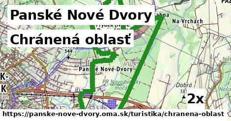 chránená oblasť v Panské Nové Dvory