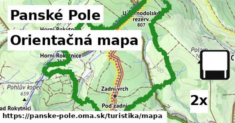 Orientačná mapa, Panské Pole