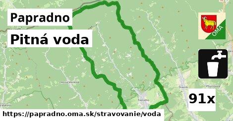 Pitná voda, Papradno