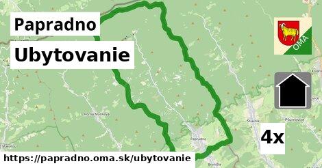 ubytovanie v Papradno