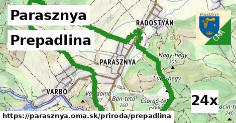 Prepadlina, Parasznya