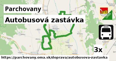 Autobusová zastávka, Parchovany