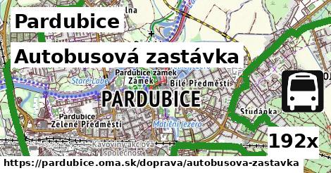 Autobusová zastávka, Pardubice