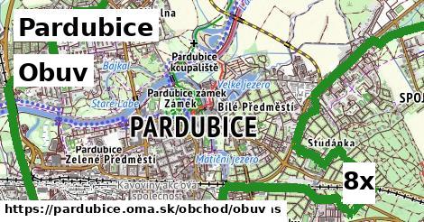 Obuv, Pardubice