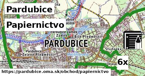 Papiernictvo, Pardubice