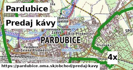 Predaj kávy, Pardubice