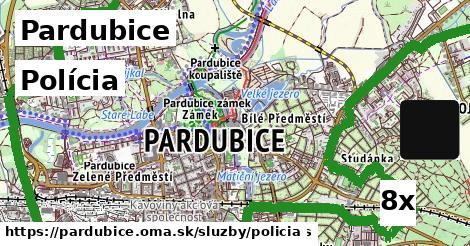 Polícia, Pardubice