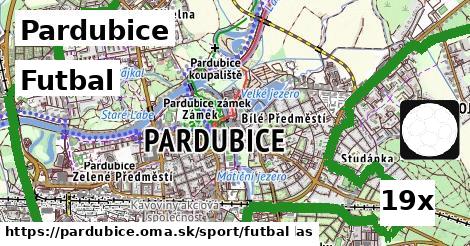 Futbal, Pardubice