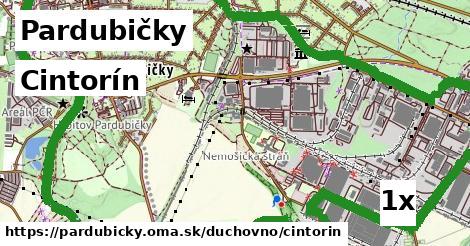Cintorín, Pardubičky
