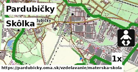 Skôlka, Pardubičky