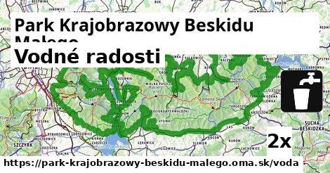 vodné radosti v Park Krajobrazowy Beskidu Małego