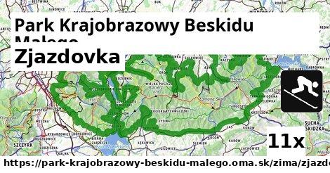 Zjazdovka, Park Krajobrazowy Beskidu Małego