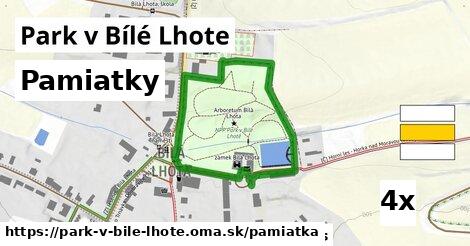 pamiatky v Park v Bílé Lhote